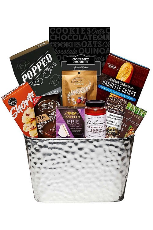 Savoury themed gift basket for silent auction