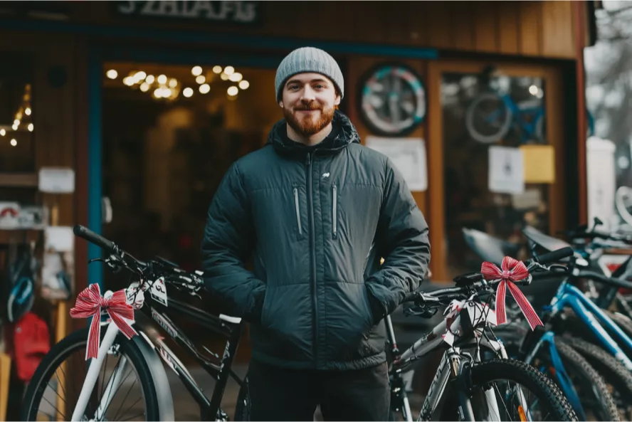 Bike Shop Owner Donates Two Bicycles to Silent Auction