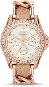 Fossil Women’s Riley stainless steel watch