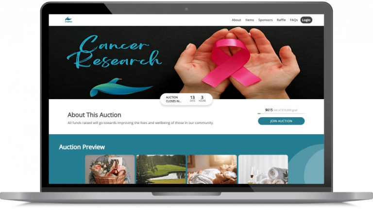 Online Silent Auction & Fundraising App | Bid Beacon Bid Beacon - The ...