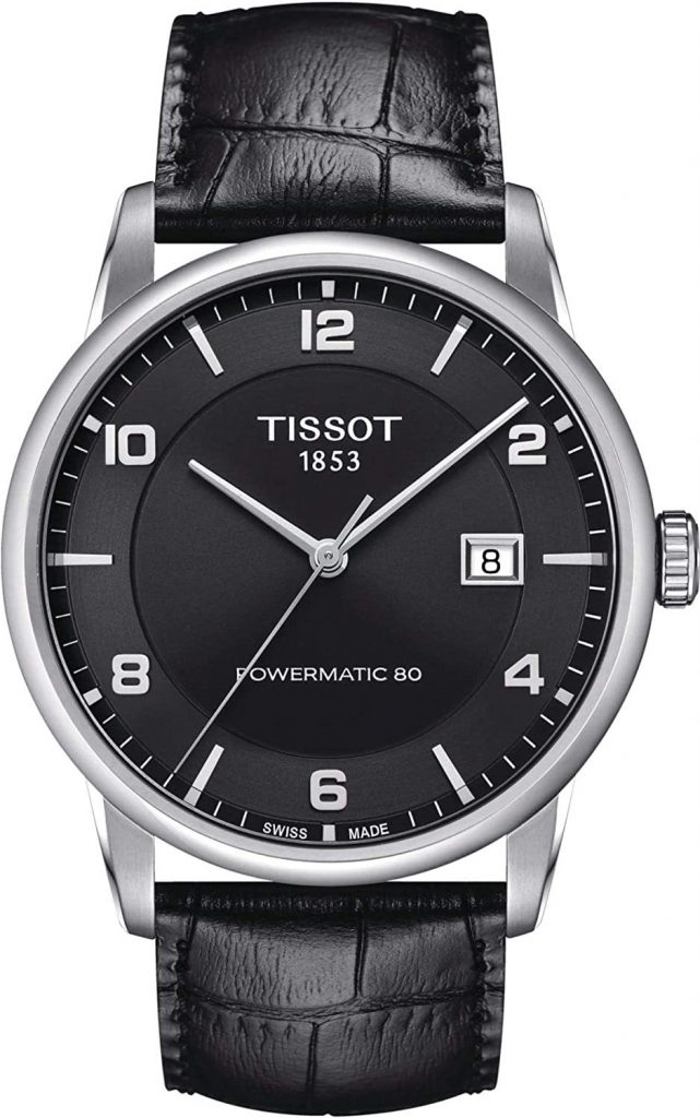 Tissot men’s luxury stainless steel dress watch